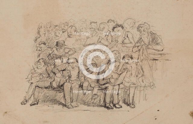 Study Group, c1820-1865. Creator: David Claypoole Johnston.