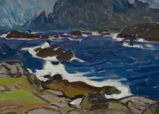 Study during a Storm. From Lofoten, 1930. Creator: Anna Katarina Boberg