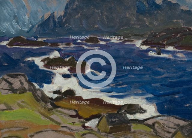 Study during a Storm. From Lofoten, 1930. Creator: Anna Katarina Boberg.