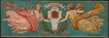 Study for Mural at Hotel Manhattan, "Peace and Plenty", ca. 1901. Creator: Kenyon Cox