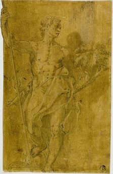 Study for Male Allegorical Figure, n.d. Creator: Unknown