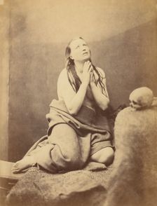 Study for Mary Magdalene, 1870s. Creator: Unknown