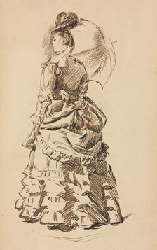 Study for "Mind and Matter". Creator: Charles Samuel Keene (British, 1823-1891)
