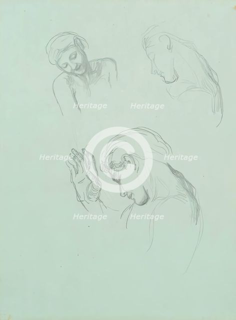 Study for 'Mischief', c1878. Creator: George Frederick Watts.