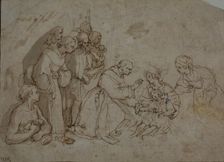 Study for Miracle of Saint Bernardino of Siena, c.1602. Creator: Ventura Salimbeni