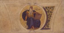 Study for Mosaic, Wisconsin State Capital, "Legislation", ca. 1913. Creator: Kenyon Cox