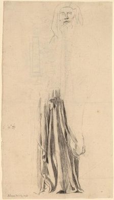 Study for Moses - Trinity Church, Boston, 1876. Creator: John La Farge