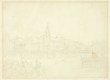 Study for Mounting Guard, St James Park, from Microcosm of London, c. 1809. Creator: Augustus Charles Pugin