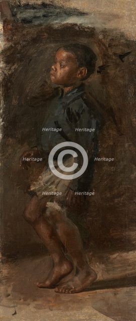 Study for "Negro Boy Dancing": The Boy, probably 1877. Creator: Thomas Eakins.