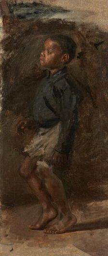 Study for "Negro Boy Dancing": The Boy, probably 1877. Creator: Thomas Eakins