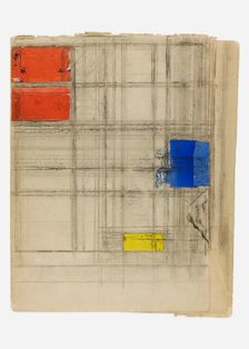 Study for a Composition, 1940-41. Creator: Piet Mondrian