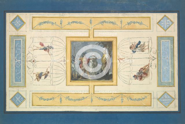 Study for a Ceiling, n.d.. Creator: Jean Jacques Lagrenee.