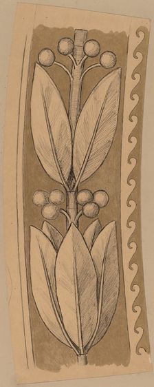 Study for a Border Design, 1890/1897. Creator: Charles Sprague Pearce