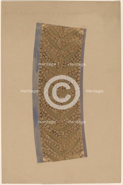 Study for a Border Design, 1890/1897. Creator: Charles Sprague Pearce.