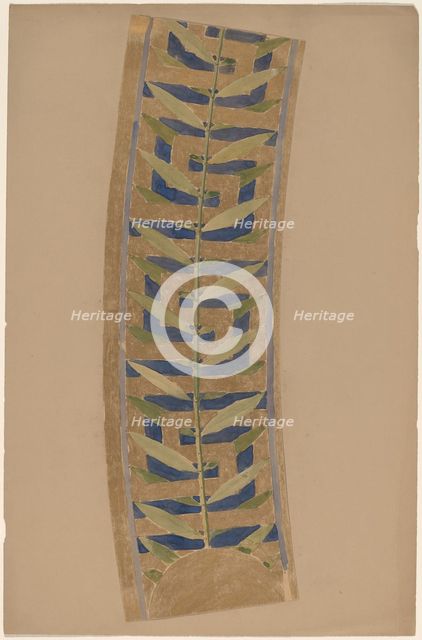 Study for a Border Design, 1890/1897. Creator: Charles Sprague Pearce.