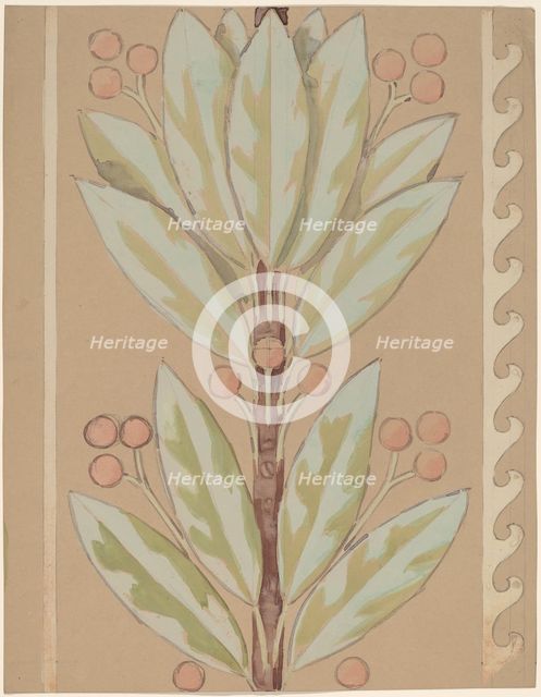 Study for a Border Design, 1890/1897. Creator: Charles Sprague Pearce.