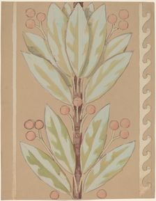 Study for a Border Design, 1890/1897. Creator: Charles Sprague Pearce