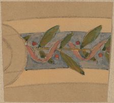 Study for a Border Design, 1890/1897. Creator: Charles Sprague Pearce