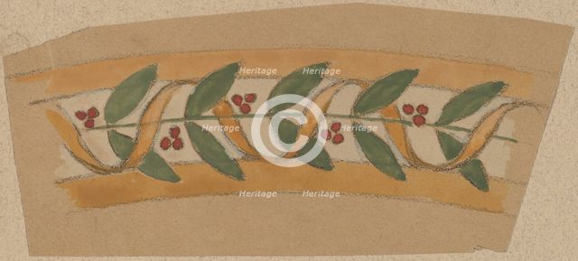 Study for a Border Design, 1890/1897. Creator: Charles Sprague Pearce.