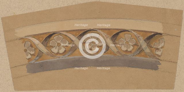 Study for a Border Design, 1890/1897. Creator: Charles Sprague Pearce.