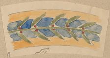 Study for a Border Design, 1890/1897. Creator: Charles Sprague Pearce
