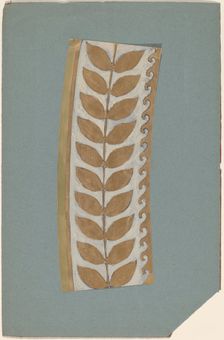 Study for a Border Design, 1890/1897. Creator: Charles Sprague Pearce