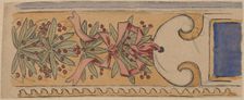 Study for a Border Design, 1890/1897. Creator: Charles Sprague Pearce