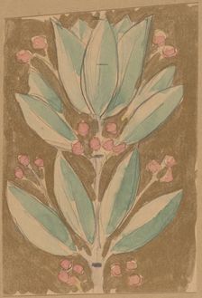 Study for a Border Design, 1890/1897. Creator: Charles Sprague Pearce