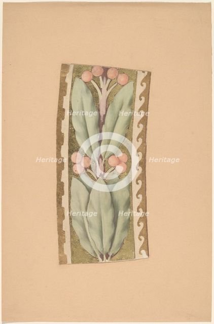 Study for a Border Design, 1890/1897. Creator: Charles Sprague Pearce.