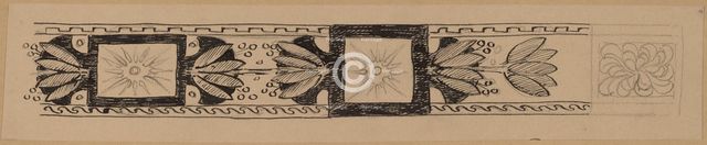 Study for a Border Design, 1890/1897. Creator: Charles Sprague Pearce.