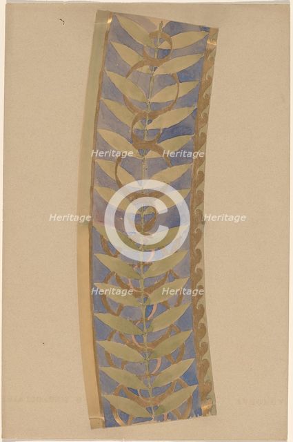 Study for a Border Design, 1890/1897. Creator: Charles Sprague Pearce.