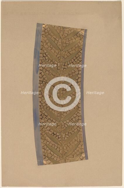 Study for a Border Design, 1890/1897. Creator: Charles Sprague Pearce.