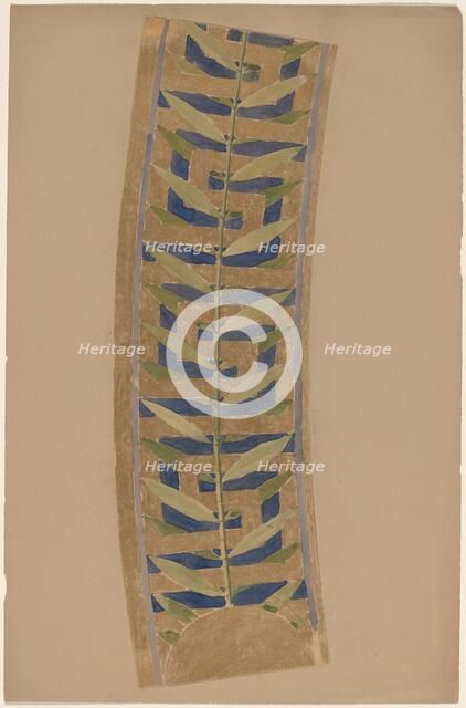 Study for a Border Design, 1890/1897. Creator: Charles Sprague Pearce.