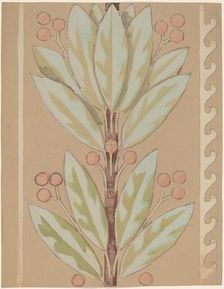 Study for a Border Design, 1890/1897. Creator: Charles Sprague Pearce