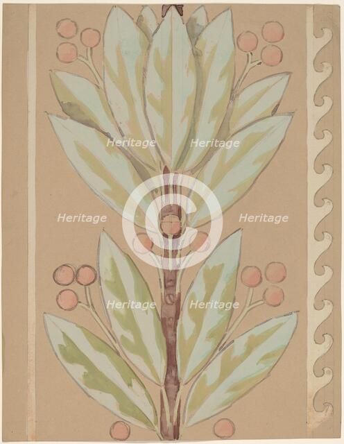 Study for a Border Design, 1890/1897. Creator: Charles Sprague Pearce.