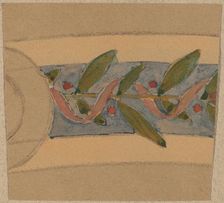 Study for a Border Design, 1890/1897. Creator: Charles Sprague Pearce