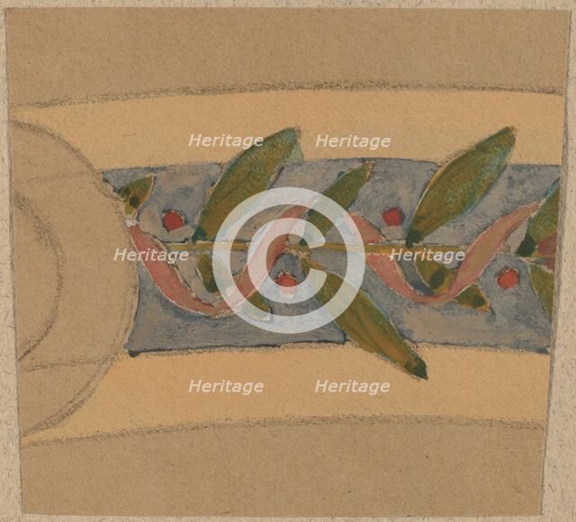 Study for a Border Design, 1890/1897. Creator: Charles Sprague Pearce.