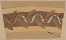 Study for a Border Design, 1890/1897. Creator: Charles Sprague Pearce