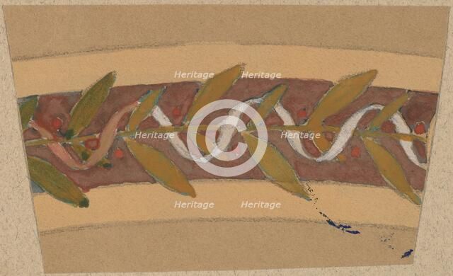 Study for a Border Design, 1890/1897. Creator: Charles Sprague Pearce.