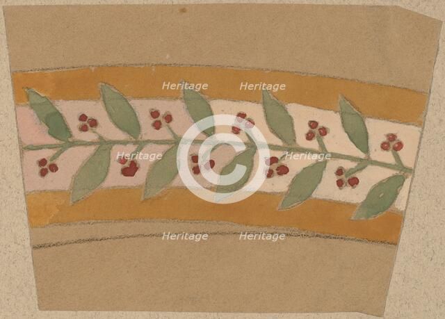 Study for a Border Design, 1890/1897. Creator: Charles Sprague Pearce.