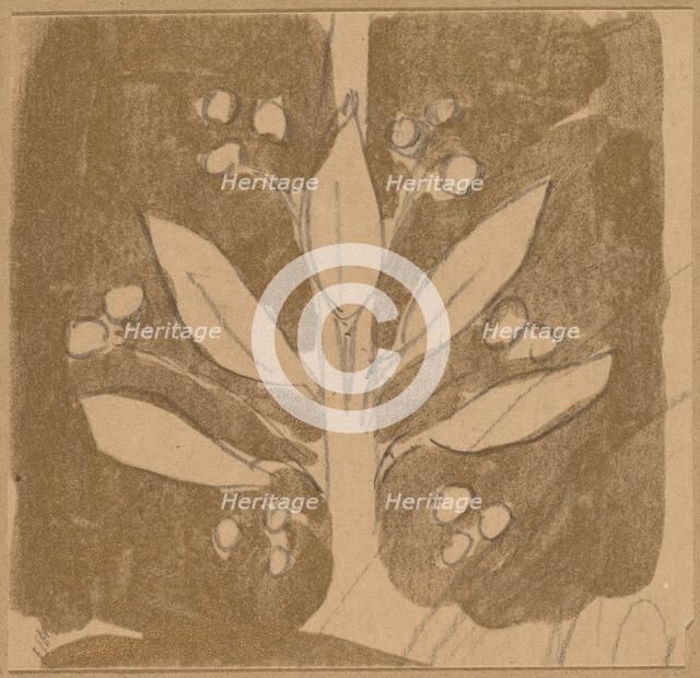 Study for a Border Design, 1890/1897. Creator: Charles Sprague Pearce.
