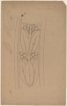Study for a Border Design, 1890/1897. Creator: Charles Sprague Pearce