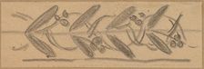 Study for a Border Design, 1890/1897. Creator: Charles Sprague Pearce