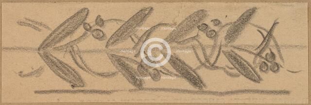 Study for a Border Design, 1890/1897. Creator: Charles Sprague Pearce.