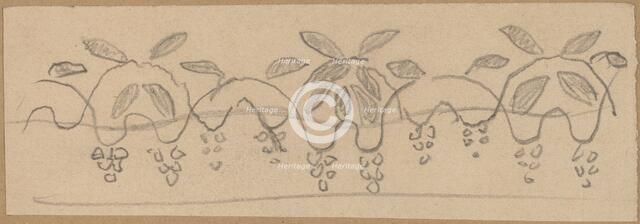 Study for a Border Design, 1890/1897. Creator: Charles Sprague Pearce.