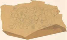 Study for a Border Design, 1890/1897. Creator: Charles Sprague Pearce