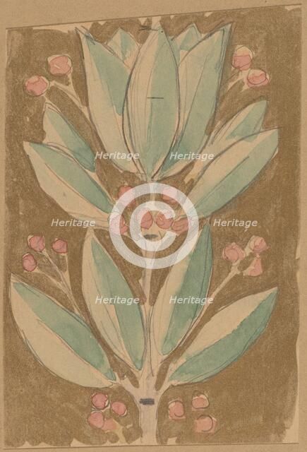 Study for a Border Design, 1890/1897. Creator: Charles Sprague Pearce.