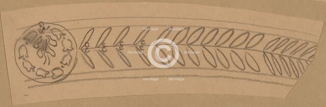 Study for a Border Design, 1890/1897. Creator: Charles Sprague Pearce.