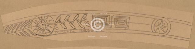 Study for a Border Design, 1890/1897. Creator: Charles Sprague Pearce.