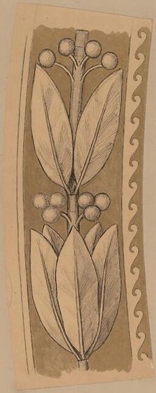 Study for a Border Design, 1890/1897. Creator: Charles Sprague Pearce